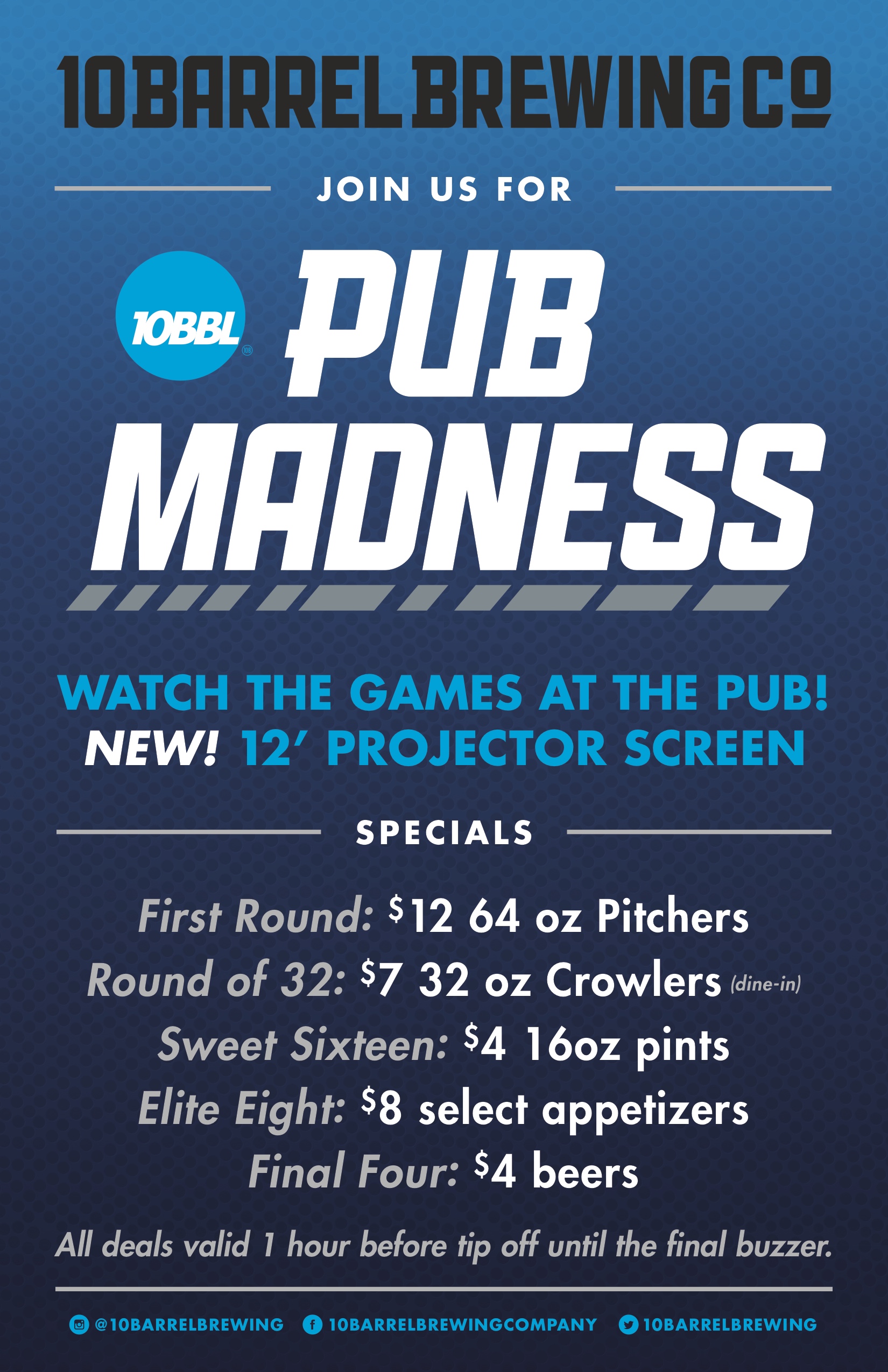 San Diego Pub Madness at 10 Barrel Brewing Company